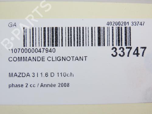 Used Steering column stalk MAZDA 3 (BK) 1.6 DI Turbo (109 hp) 9593823