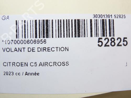 Steering wheel CITROËN C5 AIRCROSS (A_) 1.5 BlueHDi 130 (ACYHZJ, ACYHZR) | BP24344377C49 