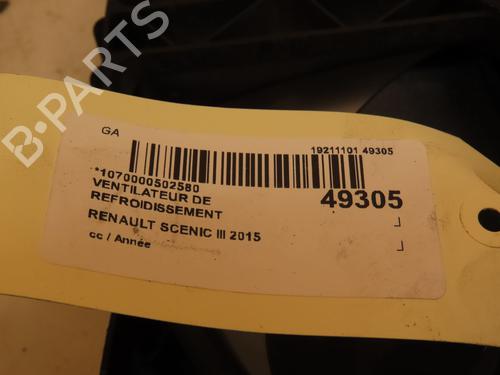 Used Radiator fan RENAULT SCÉNIC III (JZ0/1_) 1.2 TCe (JZ16) (132 hp) 16740706