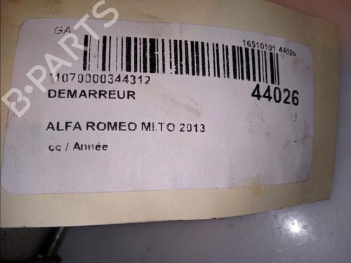 Startmotor ALFA ROMEO MITO (955_) 0.9 TwinAir (955AXY1B) (105 hp) 11382244