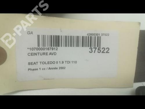 Front right belt tensioner SEAT TOLEDO II (1M2) 1.9 TDI | BP9601840C88 
