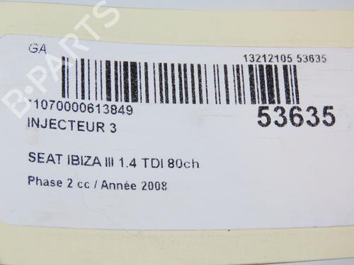 Used Injector SEAT IBIZA III (6L1) 1.4 TDI (80 hp) 28828912