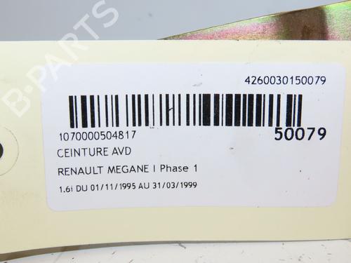 Front right belt tensioner RENAULT MEGANE I (BA0/1_) 1.6 e (BA0F, BA0S) | BP17514367C88 