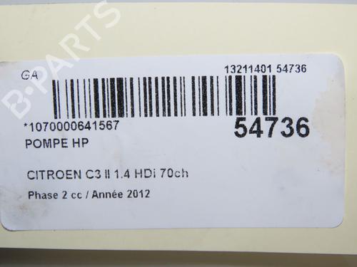 Injection pump CITROËN C3 II (SC_) 1.4 HDi 70 (SC8HZC, SC8HR0, SC8HP4) | BP33969365M78  - Image 9