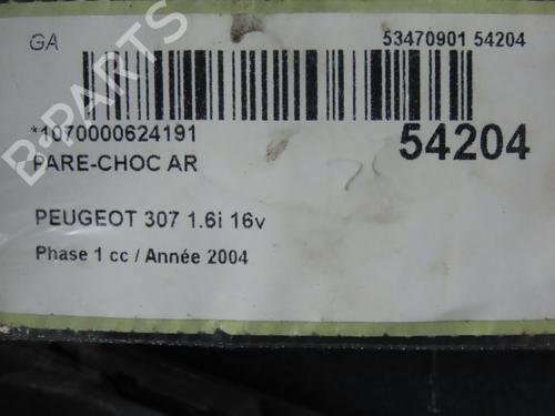 Rear bumper PEUGEOT 307 (3A/C) 1.6 16V | BP29170500C8 