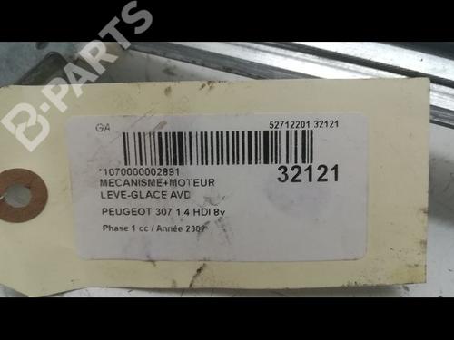 Front right window mechanism PEUGEOT 307 (3A/C) 2.0 HDi 110 | BP9592427C23 