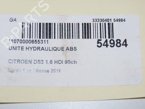 ABS pump CITROËN DS3 (SA_) 1.6 HDi 90 | BP33008052M43  - Image 7