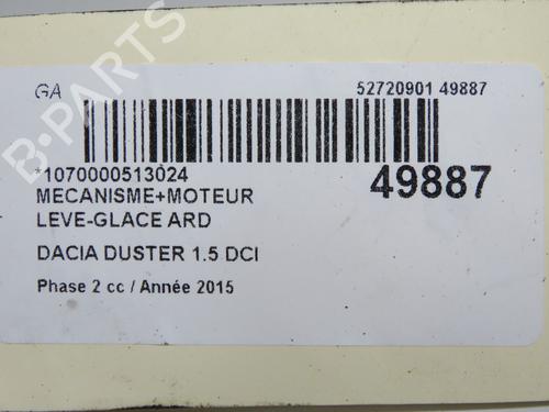 Rear right window mechanism DACIA DUSTER (HS_) 1.5 dCi 4x4 | BP33860688C25 - Image 5