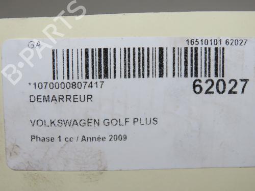 starter-vw-golf-plus-v-5m1-521-2004-2005-2006-2007-2008-2009-2010-2011-2012-2013-40484777 main image