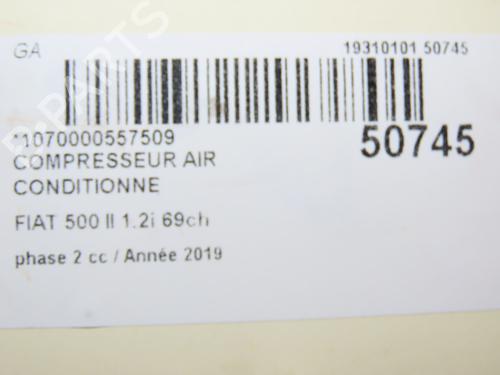 AC compressor FIAT 500 (312_) 1.2 (312AXA1A) | BP28967156M34 - Image 8