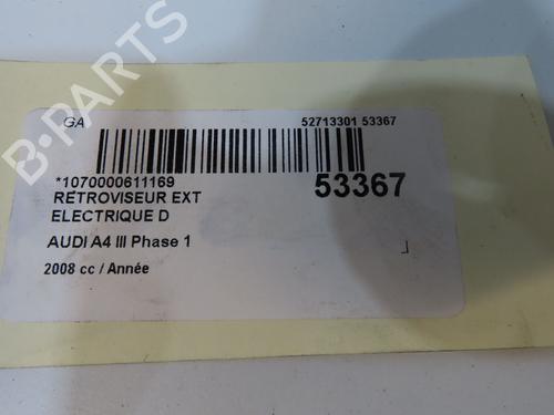 Used Right mirror Right mirror AUDI A4 B8 (8K2) 2.0 TFSI (211 hp) 33728105 33728105