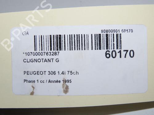 Blinklys fortil venstre Blinklys fortil venstre PEUGEOT 306 Hatchback (7A, 7C, N3, N5) 1.4 (75 hp) 37252395 37252395
