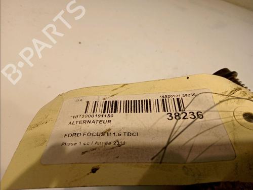 Used Alternator FORD FOCUS III 1.6 TDCi (115 hp) 11343141