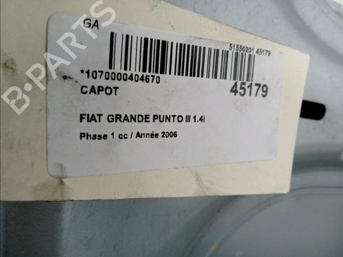 Hood FIAT GRANDE PUNTO (199_) 1.4 (199AXB11, 199AXB1A, 199BXB1A, 199AXL1A) | BP14951290C1