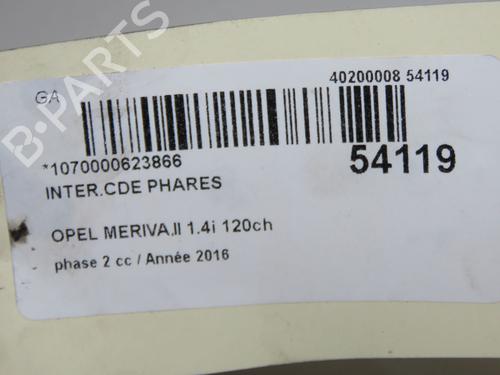 headlight-switch-opel-meriva-b-mpv-s10-2010-2011-2012-2013-2014-2015-2016-2017-37252314 main image