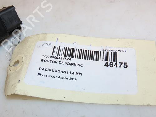 Warning switch DACIA LOGAN (LS_) 1.4 MPI LPG (LS0C) | BP16688092I22 - Image 2