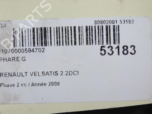 Left headlight RENAULT VEL SATIS (BJ0_) 2.2 dCi (BJ0E, BJ0F, BJ0G, BJ0H) | BP39251758C28 - Image 4