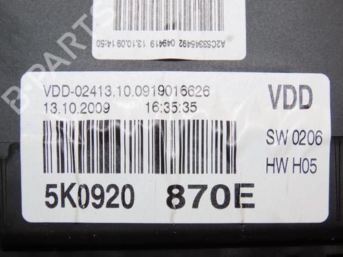 Instrument cluster VW GOLF VI (5K1) 2.0 TDI | BP28830432C47 