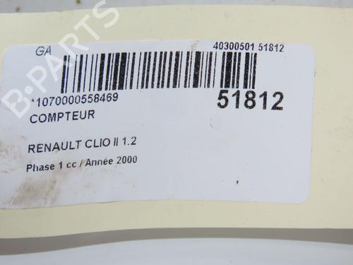 Cockpit RENAULT CLIO II (BB_, CB_) 1.2 (BB0A, BB0F, BB10, BB1K, BB28, BB2D, BB2H, CB0A,... (58 hp) 24361062