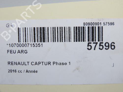 Used Left taillight Left taillight RENAULT CAPTUR I (J5_, H5_) 1.5 dCi 110 (110 hp) 33836513 33836513