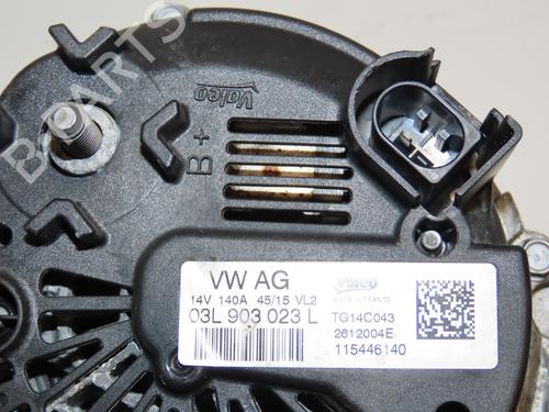 Used Alternator VW TIGUAN (5N_) 2.0 TDI (150 hp) 28801427