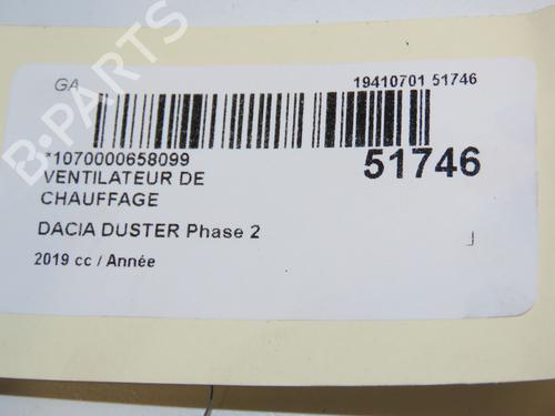 Used Heater blower motor DACIA DUSTER (HM_) 1.3 TCe 130 (HMMF) (131 hp) 28829340