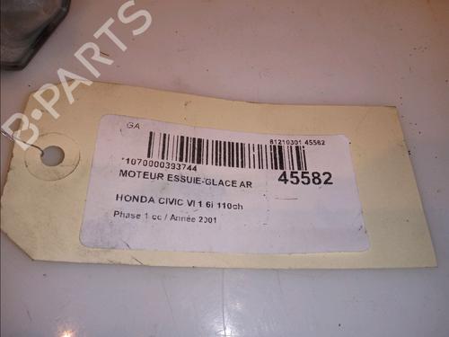 rear-wiper-motor-honda-civic-vii-hatchback-eu-ep-ev-16-i-ep2-eu8-eu6-76700s6de01-2000-2001-2002-2003-2004-2005-2006-12585718 main image
