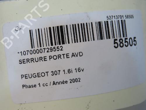 Used Front right lock Front right lock PEUGEOT 307 (3A/C) 1.6 16V (109 hp) 36310565 36310565