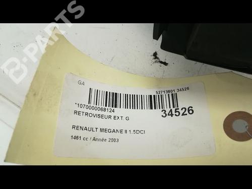 Left mirror RENAULT MEGANE II (BM0/1_, CM0/1_) 1.5 dCi (BM0F, BM0T, BM2B, CM0F, CM0T) | BP9595633C26 
