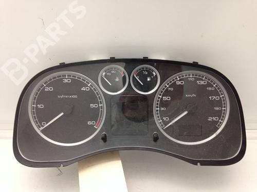 Used Instrument cluster PEUGEOT 307 (3A/C) 1.6 HDi 110 (109 hp) 9593332