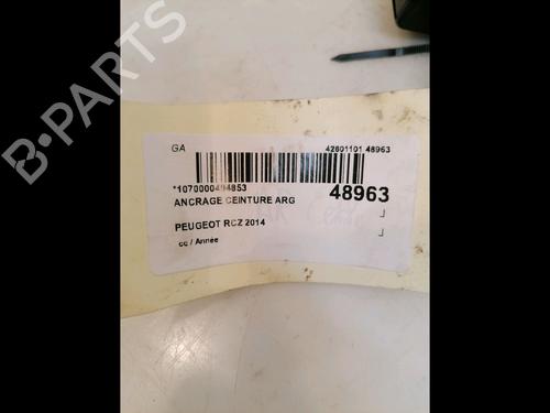 Sikkerhedssele-spænde PEUGEOT RCZ 2.0 HDi (163 hp) 16769730