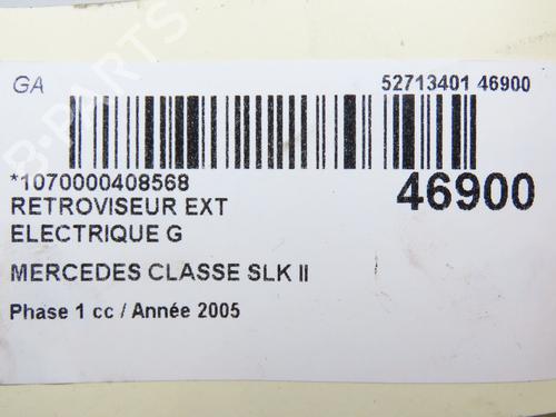 Left mirror MERCEDES-BENZ SLK (R171) 200 Kompressor (171.442) | BP31120807C26 