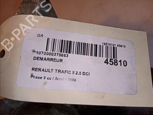 Used Starter Starter RENAULT TRAFIC II Bus (JL) 2.0 dCi 90 (JL00, JL01, JL0H, JL0M, JL0P, JL0S) (90 hp) 33059321 33059321