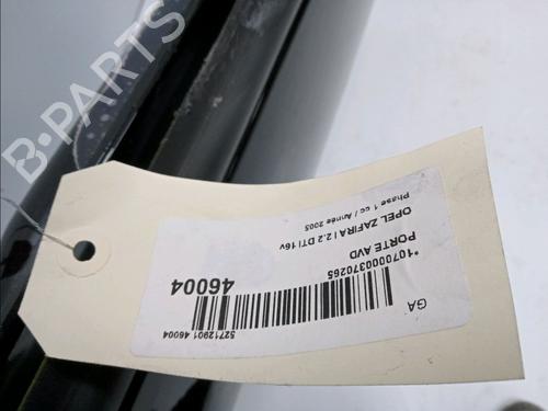 Used Right front door OPEL ZAFIRA A MPV (T98) 2.2 DTI 16V (F75) (125 hp) 11267542