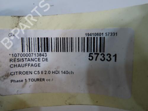 Varmeblæsermodstand Varmeblæsermodstand CITROËN C5 III Break (RW_) 2.0 HDi 140 (140 hp) 36426833 36426833