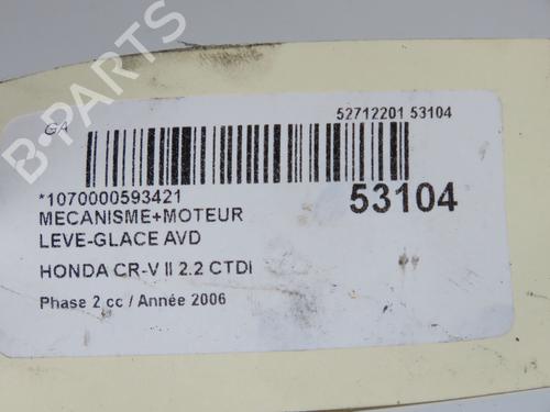 Used Front right window mechanism Front right window mechanism HONDA CR-V II (RD_) 2.2 CTDi (RD9) (140 hp) 39938036 39938036