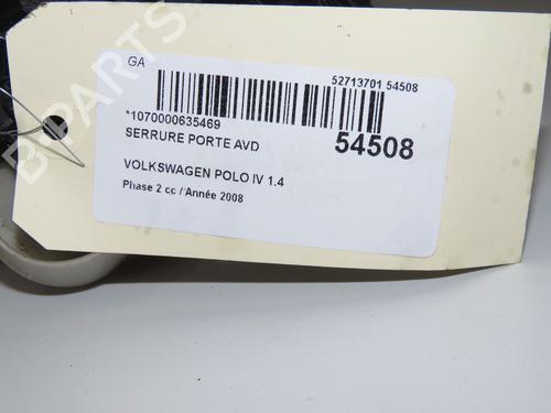 front-right-lock-vw-polo-iv-9n_-9a_-2001-2002-2003-2004-2005-2006-2007-2008-2009-2010-2011-2012-2013-2014-31796654 main image