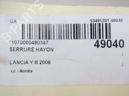 Tailgate lock LANCIA YPSILON (843_) 1.4 (843.AXG1A) | BP28969234C101 