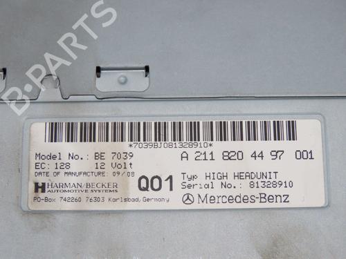Radio MERCEDES-BENZ E-CLASS (W211) E 200 CDI (211.007) | BP40437882E6 - Image 3