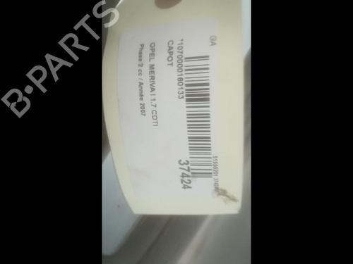 Used Hood Hood OPEL MERIVA A MPV (X03) 1.7 CDTI (E75) (100 hp) 9605833 9605833