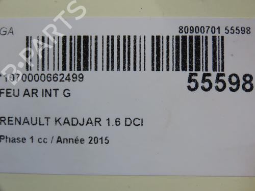 Left tailgate light RENAULT KADJAR (HA_, HL_) 1.6 dCi 130 (HLA4) | BP31121215C79 - Image 6