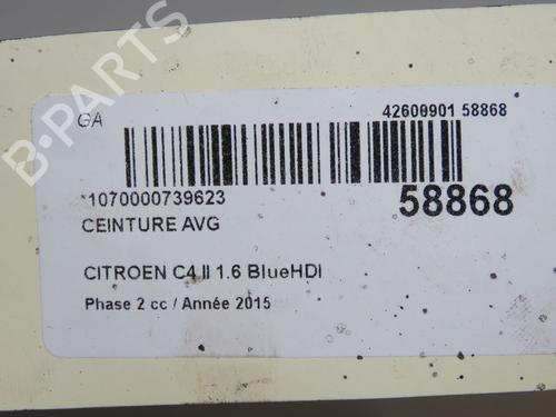 Front left seatbelt CITROËN C4 II (NC_) 1.6 BlueHDi 120 | BP36494730I26 - Image 7