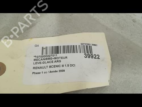 Used Rear left window mechanism RENAULT GRAND SCÉNIC III (JZ0/1_) 1.5 dCi (JZ0B, JZ07) (106 hp) 9607256