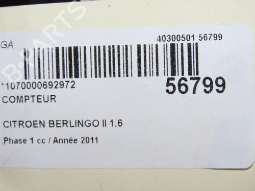 Quadrante CITROËN BERLINGO MULTISPACE (B9) 1.6 HDi 90 | BP36367629C47  - Image 5