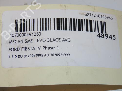 Front left window mechanism FORD FIESTA III (GFJ)  | BP16781396C22 
