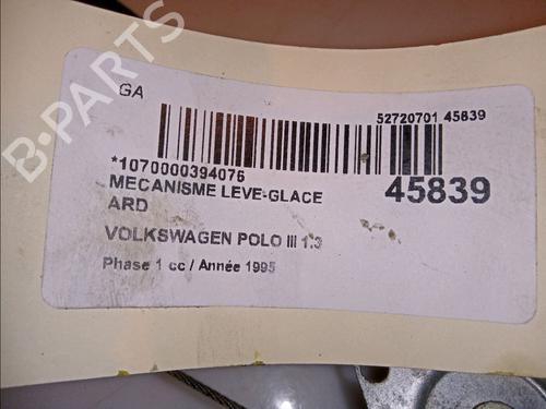 Used Rear right window mechanism VW POLO III (6N1) 55 1.3 (55 hp) 23176631