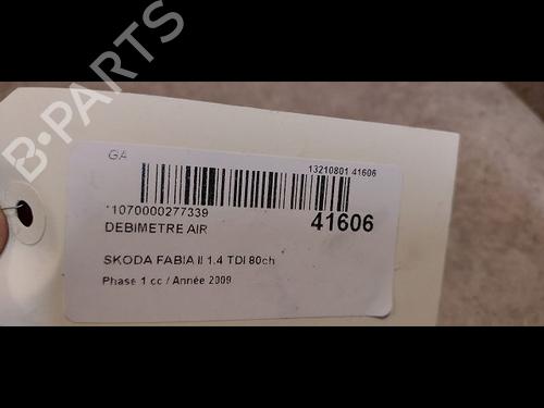 Used Mass air flow sensor SKODA FABIA II (542) 1.4 TDI (80 hp) 9613714