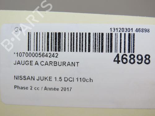 Fuel pump NISSAN JUKE (F15) 1.5 dCi | BP19725559M76 