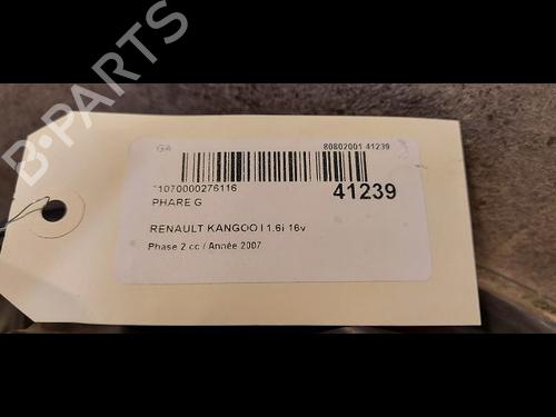 Used Left headlight RENAULT KANGOO (KC0/1_) 1.6 16V (95 hp) 23177771