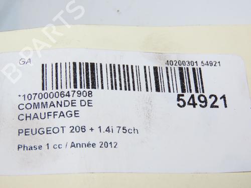 Climate control PEUGEOT 206+ (2L_, 2M_) 1.4 i | BP28801746I5 